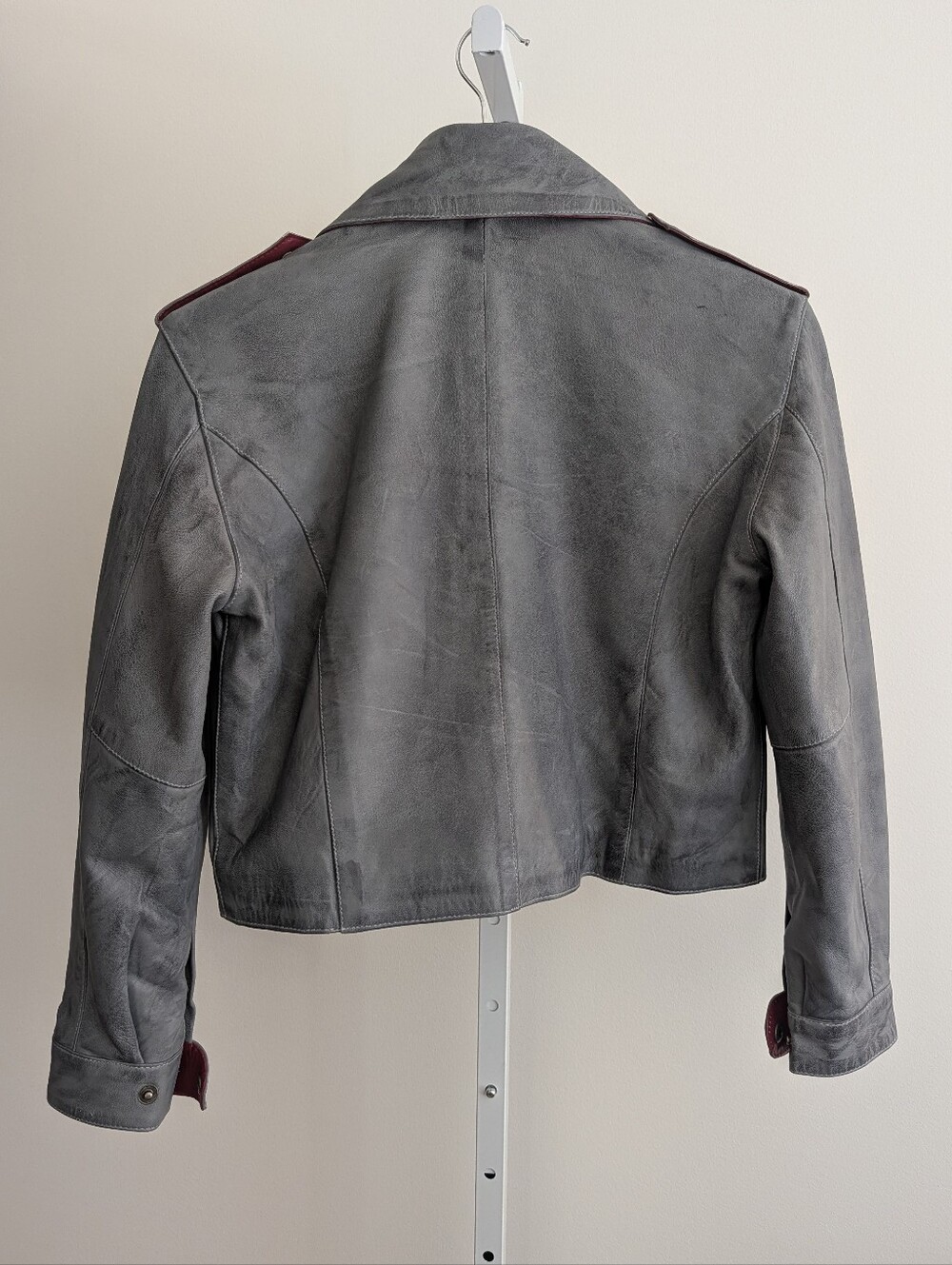 Aleeza Brett Lamb Skin Leather Jacket - Picture 4 of 6